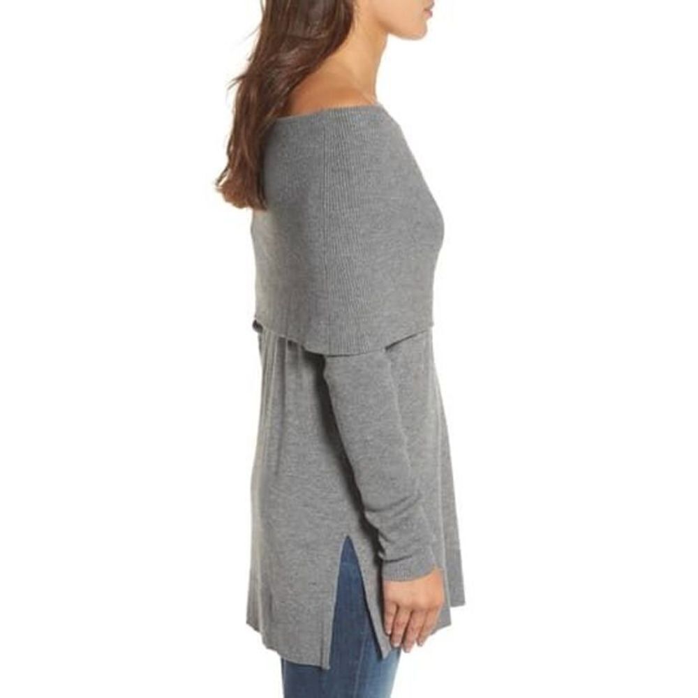 CASLON 3-in-1 Convertible Cowl Neck Tunic Size XS - Picture 4 of 10